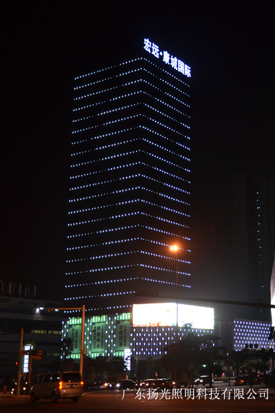 康城國(guó)際夜景照明實(shí)拍圖